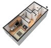 East of Eleven Apartments Brooklyn 3D Floor Plan